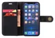 DG Ming iPhone 12 Mini Hoesje 2-in-1 Book Case en Back Cover Zwart afbeelding 1