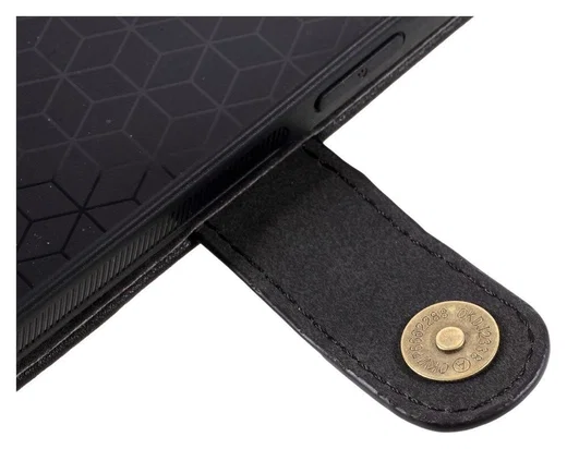 DG Ming iPhone 12 Mini Hoesje 2-in-1 Book Case en Back Cover Zwart afbeelding 12