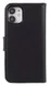 DG Ming iPhone 12 Mini Hoesje 2-in-1 Book Case en Back Cover Zwart afbeelding 2