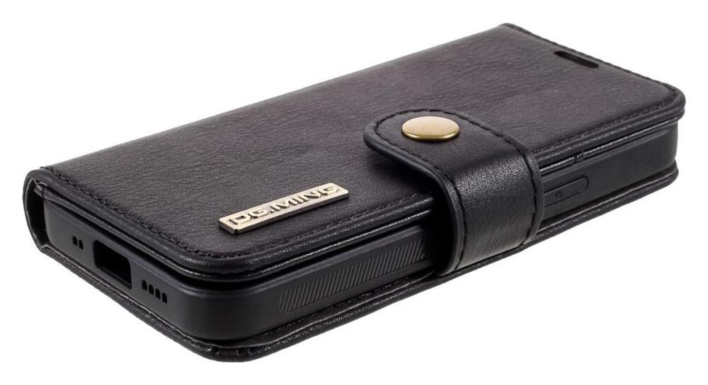DG Ming iPhone 12 Mini Hoesje 2-in-1 Book Case en Back Cover Zwart afbeelding 7