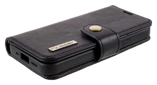 DG Ming iPhone 12 Mini Hoesje 2-in-1 Book Case en Back Cover Zwart afbeelding 7