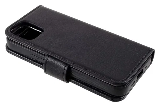 DG Ming iPhone 12 Mini Hoesje 2-in-1 Book Case en Back Cover Zwart afbeelding 8