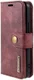 DG Ming iPhone 12 Mini Hoesje 2-in-1 Book Case en Back Cover Rood afbeelding 2