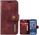DG Ming iPhone 12 Mini Hoesje 2-in-1 Book Case en Back Cover Rood afbeelding 9
