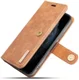 DG Ming iPhone 12 Pro Max Hoesje 2-in-1 Book Case en Back Cover Bruin afbeelding 2