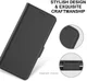 Apple iPhone 12 Mini Hoesje Kunstlederen Book Case Zwart afbeelding 5