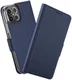 Apple iPhone 12 Mini Hoesje Kunstlederen Book Case Blauw afbeelding 1