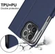 Apple iPhone 12 Mini Hoesje Kunstlederen Book Case Blauw afbeelding 8
