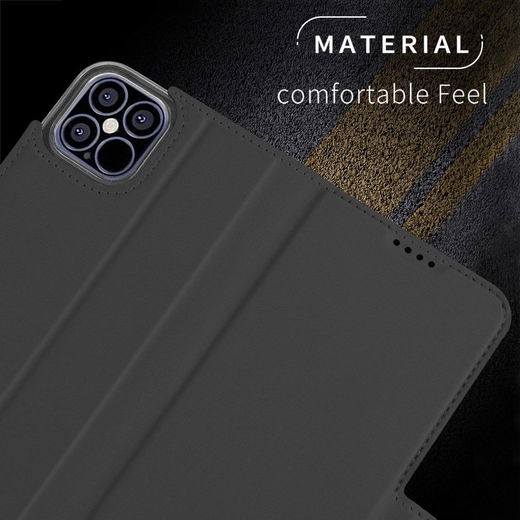 Apple iPhone 12 Pro Max Hoesje Portemonnee Book Case Zwart afbeelding 8