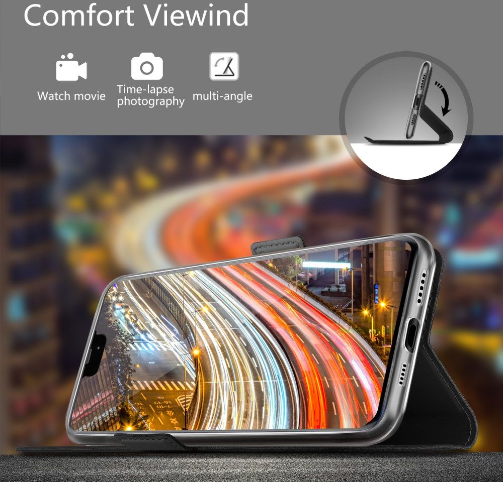 Apple iPhone 12 Pro Max Hoesje Portemonnee Book Case Zwart afbeelding 9