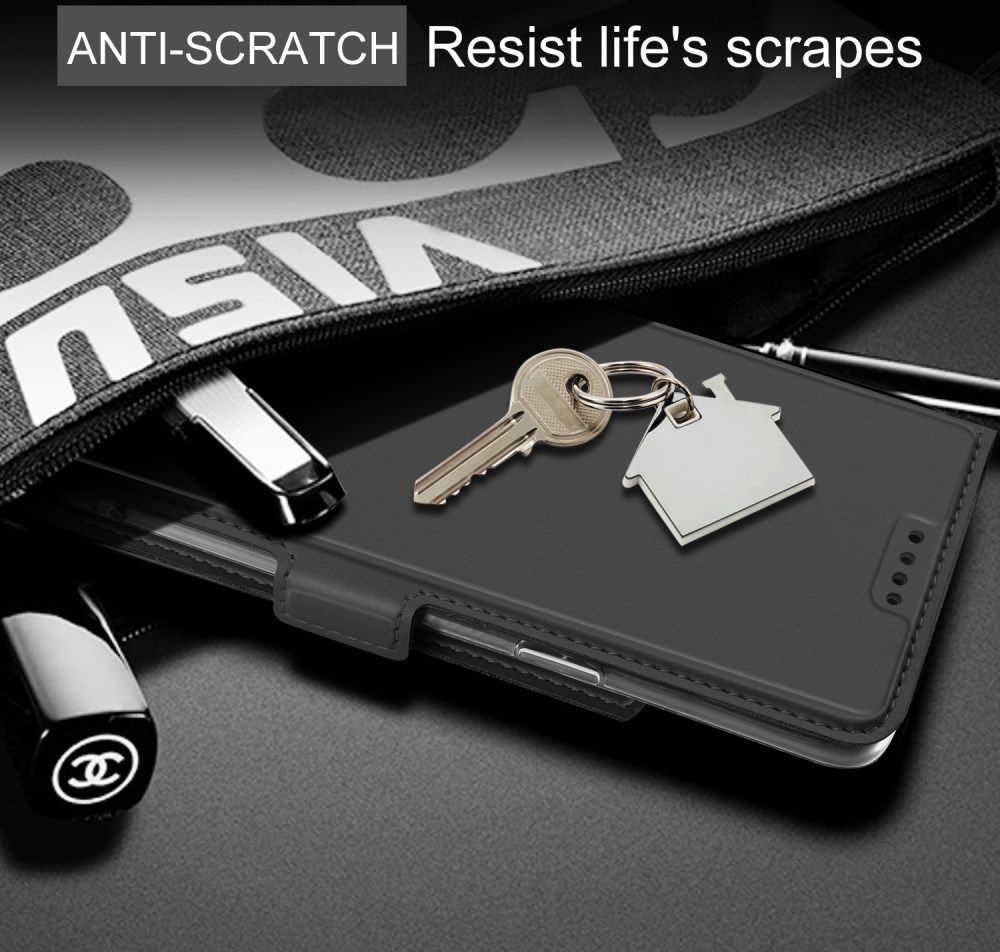 Apple iPhone 12 Pro Max Hoesje Portemonnee Book Case Zwart afbeelding 7