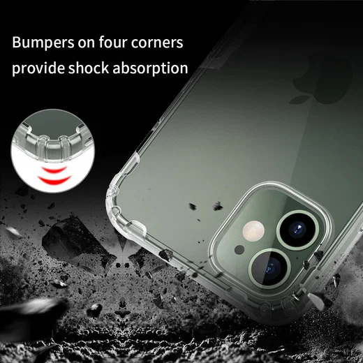 Nillkin Nature Apple iPhone 12 Mini Hoesje TPU Transparant/Wit afbeelding 10