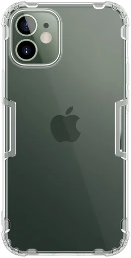 Nillkin Nature Apple iPhone 12 Mini Hoesje TPU Transparant/Wit afbeelding 1