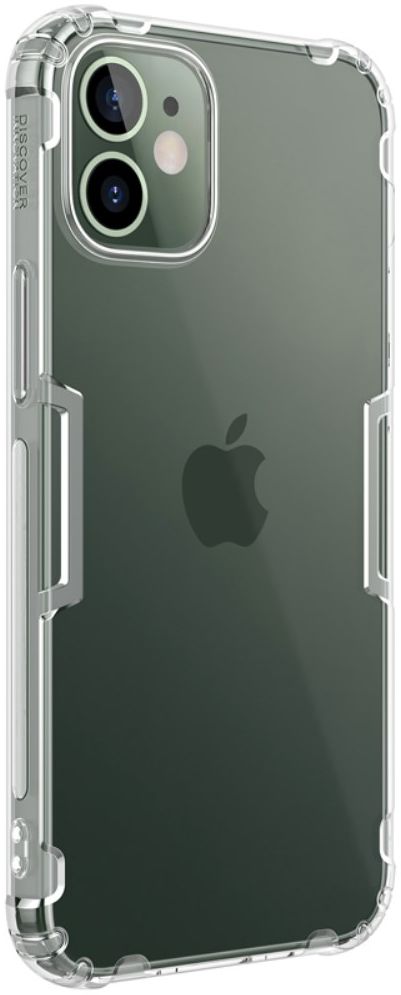 Nillkin Nature Apple iPhone 12 Mini Hoesje TPU Transparant/Wit afbeelding 3