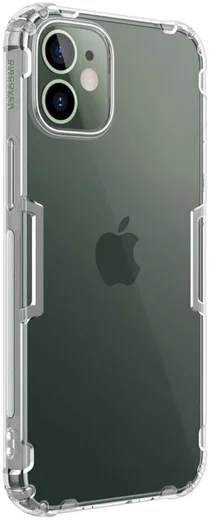 Nillkin Nature Apple iPhone 12 Mini Hoesje TPU Transparant/Wit afbeelding 3