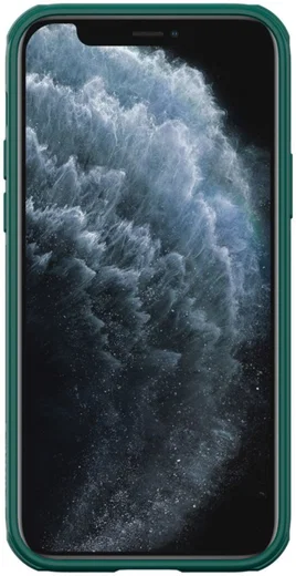 Nillkin CamShield Apple iPhone 12 / 12 Pro Hoesje Camera Slider Groen afbeelding 2