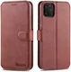 AZNS Apple iPhone 12 / 12 Pro Portemonnee Stand Hoesje Bruin afbeelding 4