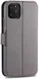 AZNS Apple iPhone 12 / 12 Pro Portemonnee Stand Hoesje Grijs afbeelding 4