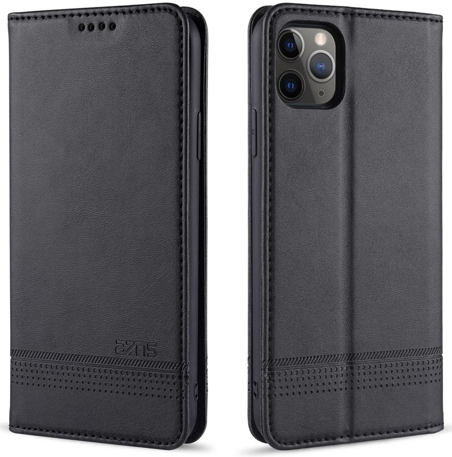 AZNS Apple iPhone 12 Mini Hoesje Portemonnee Zwart afbeelding 3