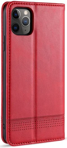 AZNS Apple iPhone 12 Mini Hoesje Portemonnee Rood afbeelding 2