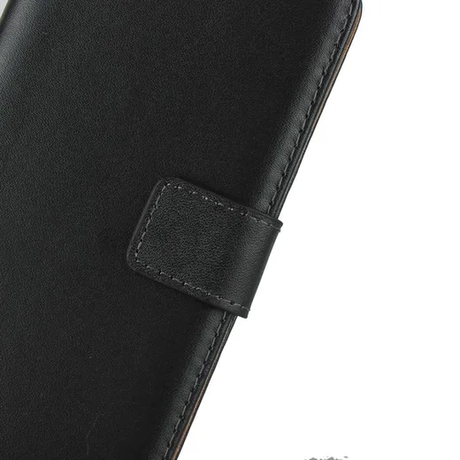 Apple iPhone 12 Mini Hoesje Portemonnee Echt Leer Zwart afbeelding 10