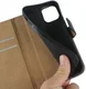 Apple iPhone 12 Mini Hoesje Portemonnee Echt Leer Zwart afbeelding 3