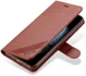 AZNS Apple iPhone 12 Mini Portemonnee Stand Hoesje Bruin afbeelding 1