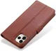 AZNS Apple iPhone 12 Mini Portemonnee Stand Hoesje Bruin afbeelding 6