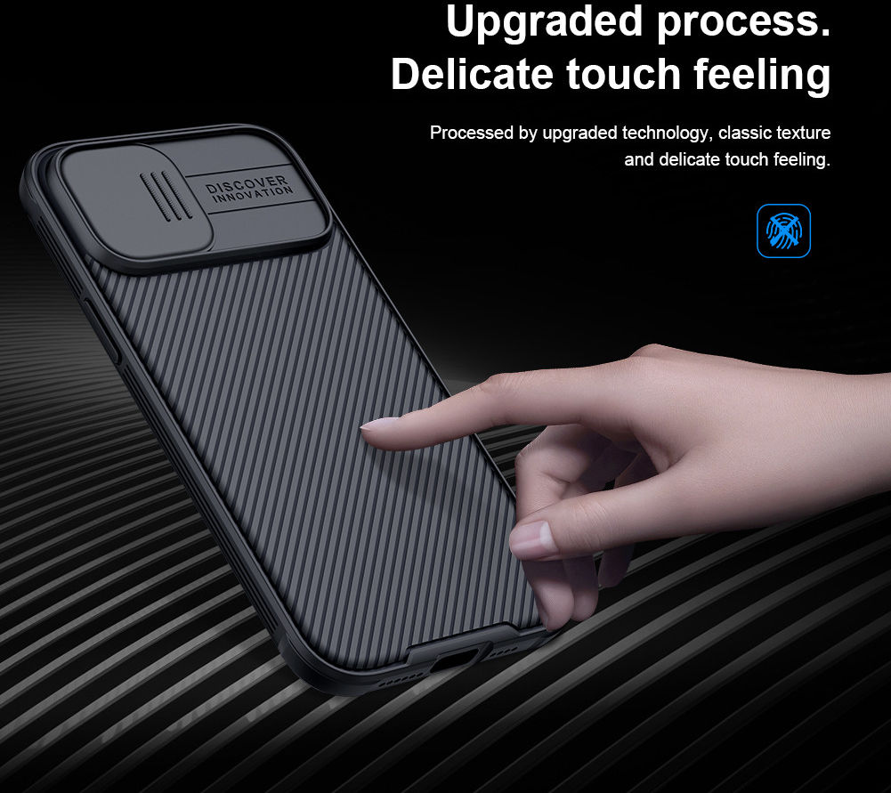 Nillkin CamShield Apple iPhone 12 Pro Max Hoesje Camera Slider Zwart afbeelding 9