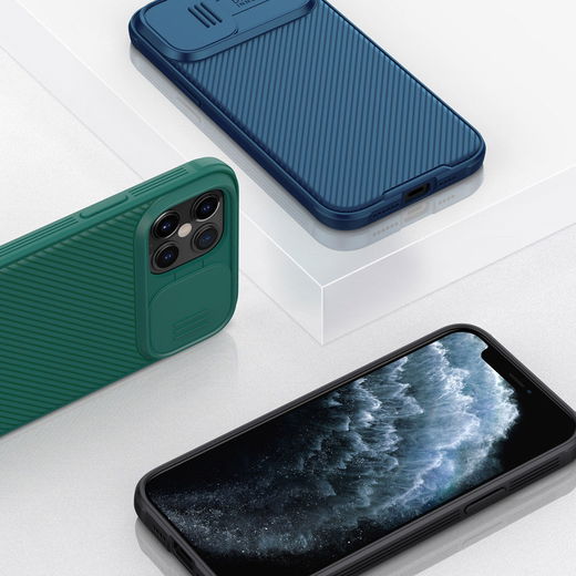 Nillkin CamShield Apple iPhone 12 Pro Max Hoesje Camera Slider Zwart afbeelding 13