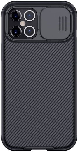 Nillkin CamShield Apple iPhone 12 Pro Max Hoesje Camera Slider Zwart afbeelding 1