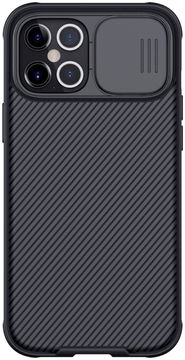 Nillkin CamShield Apple iPhone 12 Pro Max Hoesje Camera Slider Zwart