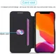 LC.IMEEKE Apple iPhone 12 Mini Hoesje Retro Portemonnee Zwart afbeelding 9