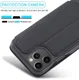 LC.IMEEKE Apple iPhone 12 Mini Hoesje Retro Portemonnee Zwart afbeelding 12