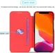 LC.IMEEKE Apple iPhone 12 Mini Hoesje Retro Portemonnee Rood afbeelding 11