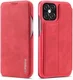 LC.IMEEKE Apple iPhone 12 / 12 Pro Hoesje Retro Portemonnee Rood afbeelding 8