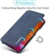 LC.IMEEKE Apple iPhone 12 Pro Max Hoesje Retro Portemonnee Blauw afbeelding 9