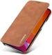 LC.IMEEKE Apple iPhone 12 Pro Max Hoesje Retro Portemonnee Bruin afbeelding 1
