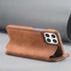 LC.IMEEKE Apple iPhone 12 Pro Max Hoesje Retro Portemonnee Bruin afbeelding 7