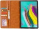 Samsung Galaxy Tab A 8.4 (2020) Portemonnee Tri-Fold Hoes Bruin afbeelding 3