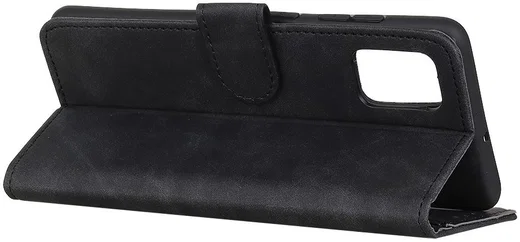KHAZNEH Samsung Galaxy S20 FE Hoesje Retro Wallet Book Case Zwart afbeelding 3