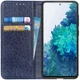 Samsung Galaxy S20 FE Crazy Horse Leather Wallet Case Blauw afbeelding 1