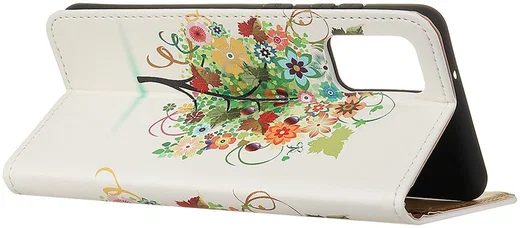 Samsung Galaxy S20 FE Portemonnee Hoesje Vrolijke Boom Print afbeelding 4