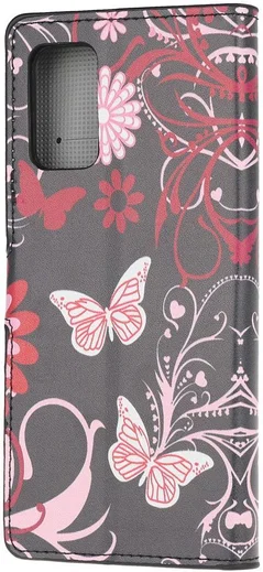 Samsung Galaxy S20 FE Portemonnee Hoesje Print Roze Vlinders afbeelding 2