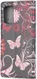Samsung Galaxy S20 FE Portemonnee Hoesje Print Roze Vlinders afbeelding 2