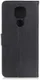Motorola Moto G9 Play / Moto E7 Plus Hoesje Portemonnee Vintage Zwart afbeelding 3