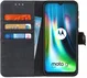 Motorola Moto G9 Play / Moto E7 Plus Hoesje Portemonnee Vintage Zwart afbeelding 1