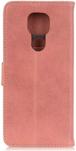 Motorola Moto G9 Play / Moto E7 Plus Hoesje Portemonnee Vintage Roze afbeelding 3