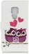 Motorola Moto G9 Play / Moto E7 Plus Wallet Hoesje met Uilen Print afbeelding 2