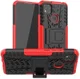 Xiaomi Redmi 9C Robuust Hybride Hoesje Rood afbeelding 1